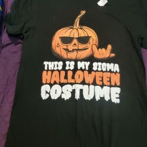Source Unknown Black Halloween Pumpkin Tee